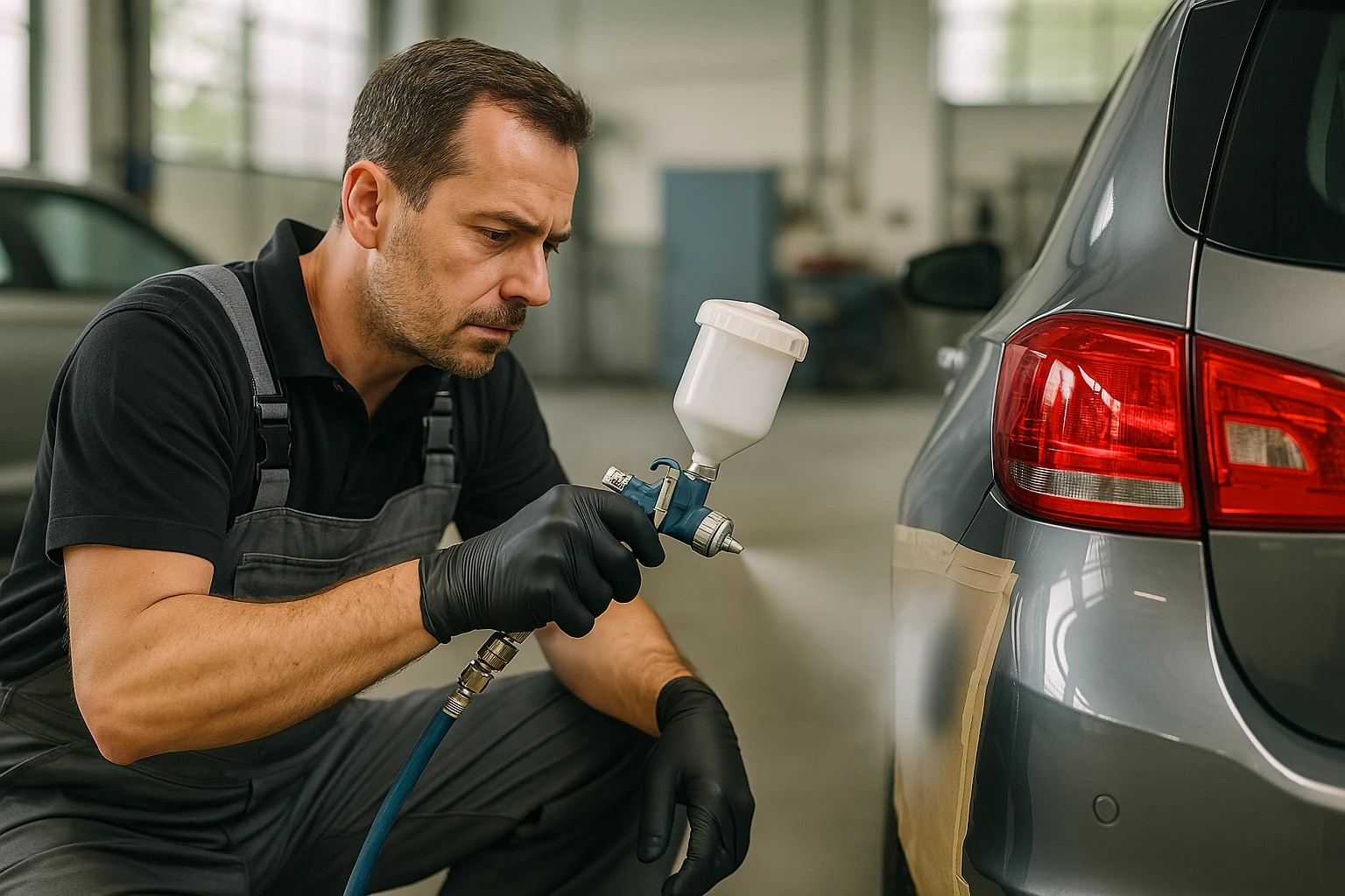 Spot Repair Anwendung an Fahrzeugen - professionelle Lackausbesserung